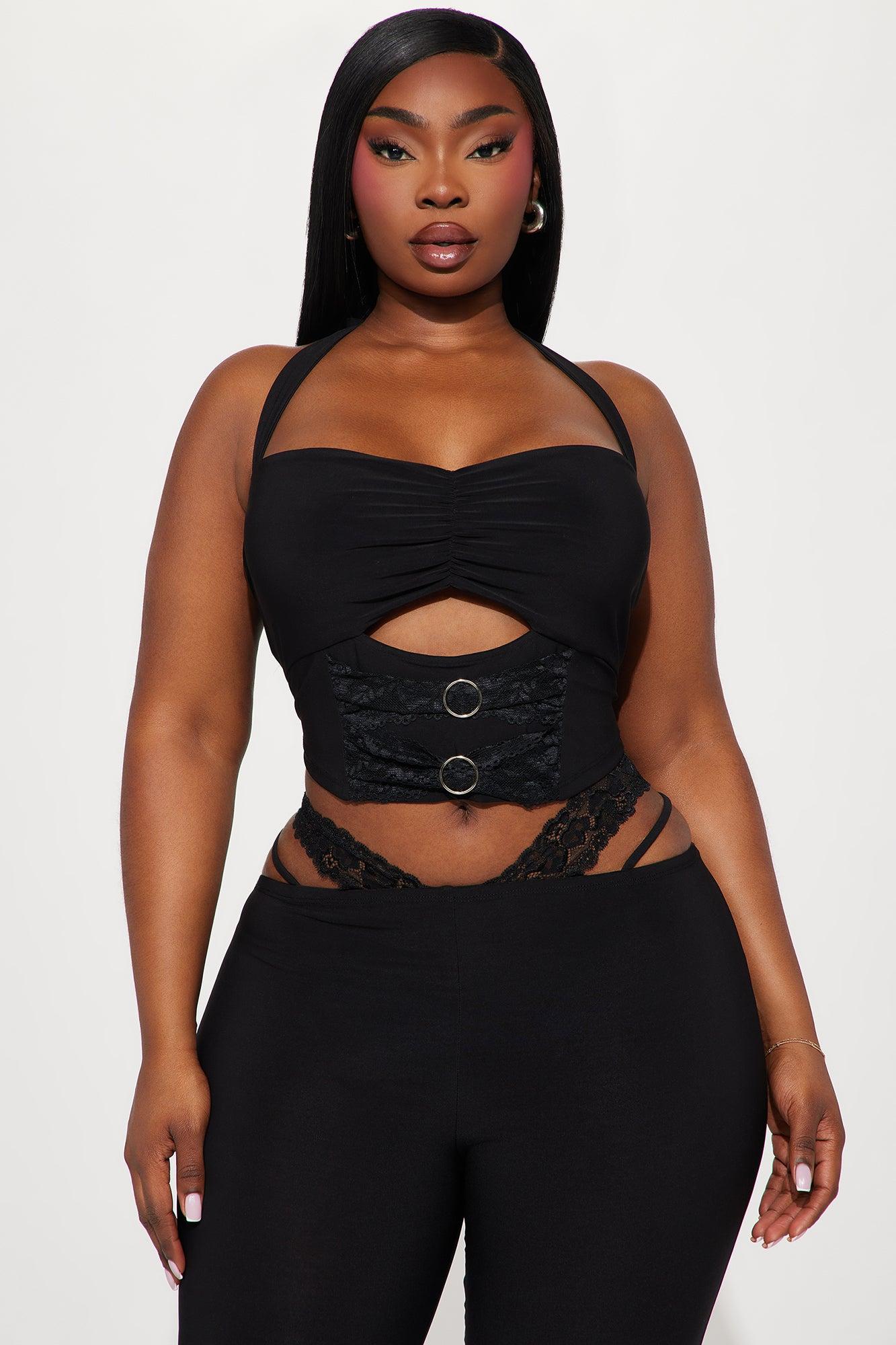 Spoil Me Pant Set - Black Product Image