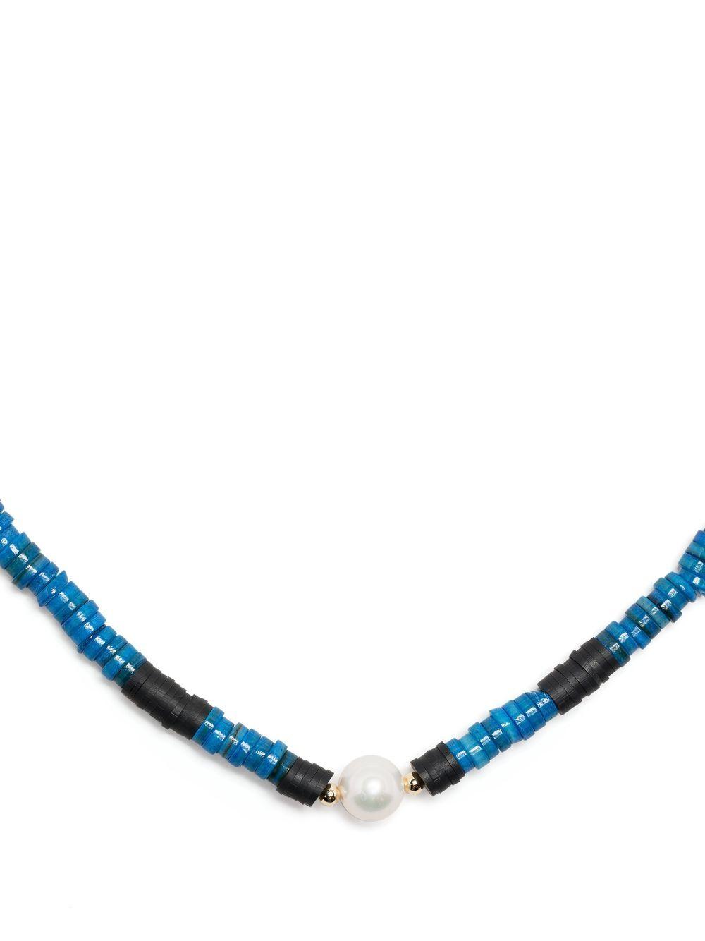 freshwater pearl and shell necklace Product Image