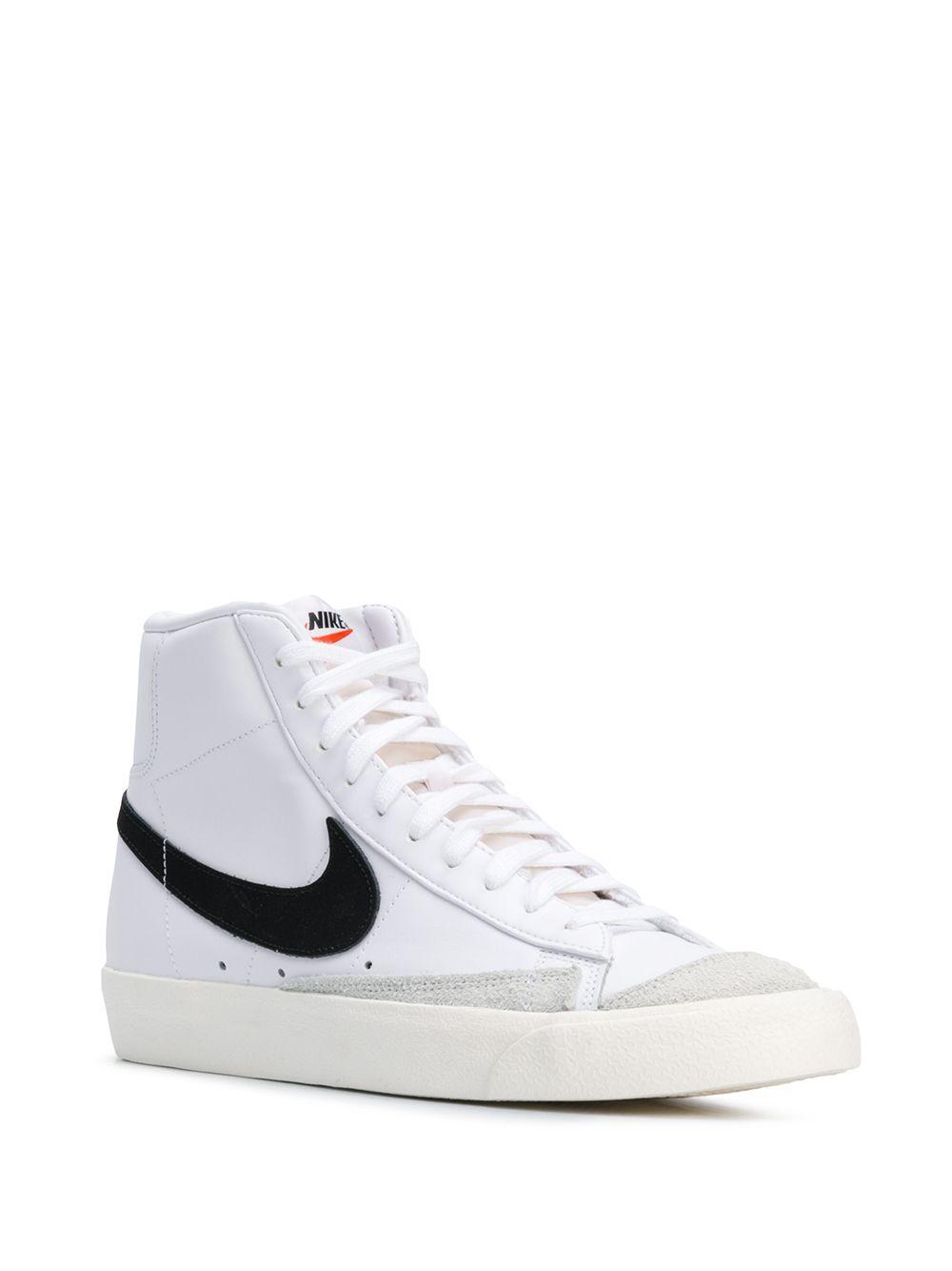 Blazer Mid 77 Vintage "White - Black" sneakers Product Image