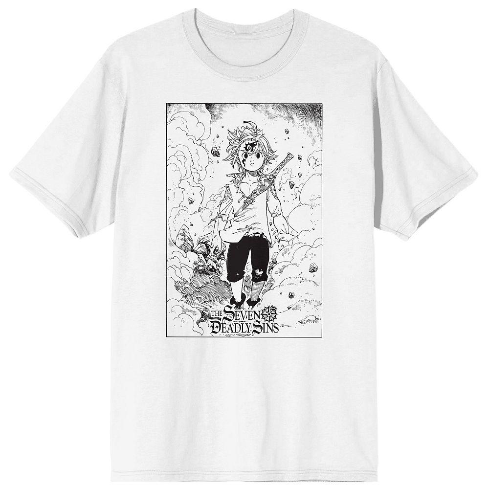 Men's Seven Deadly Sins Manga Short Sleeve Graphic Tee,  Product Image