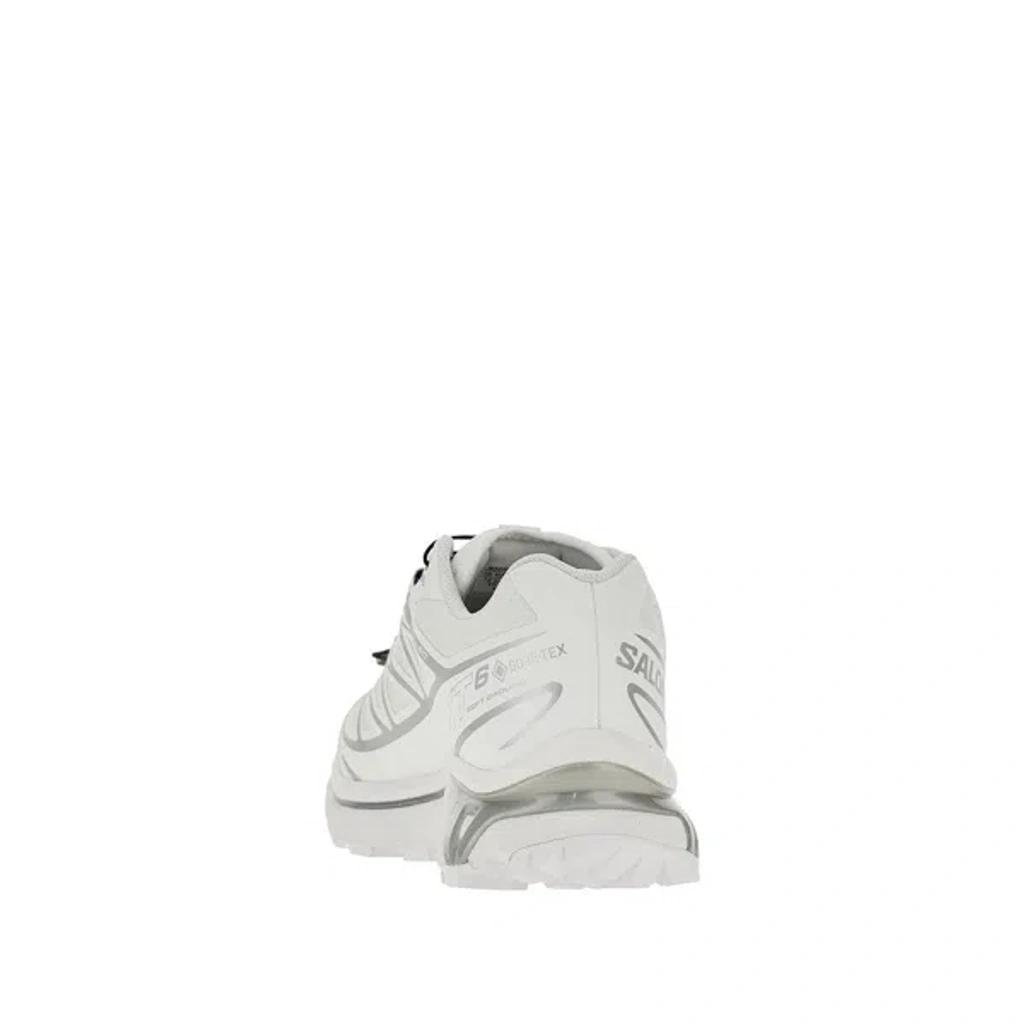 SALOMON Mens White White Silver Xt-6 Gtx Quick-lace Mesh Low-top Trainers Product Image