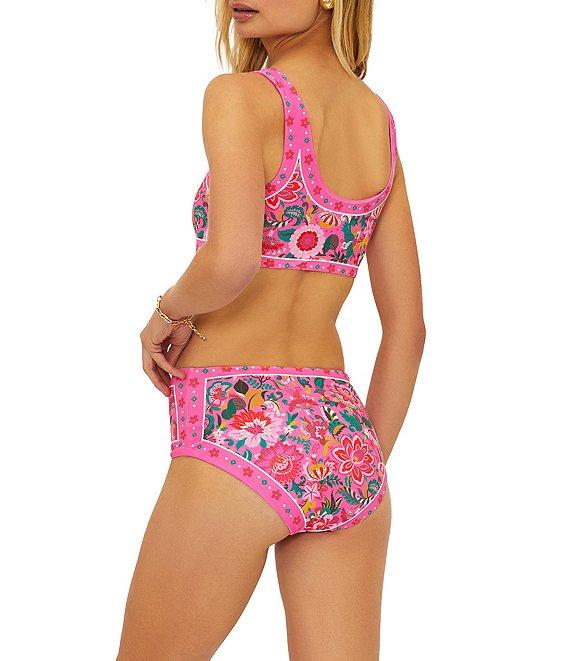 Beach Riot Floral High Waisted Marcella Swim Bottom Product Image