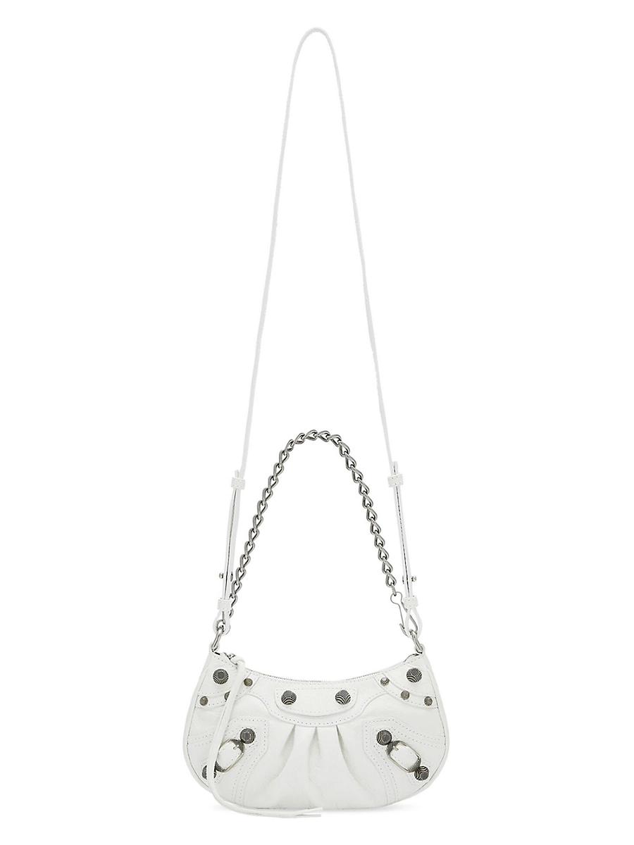 Womens Le Cagole Mini Bag With Chain Metallized Product Image