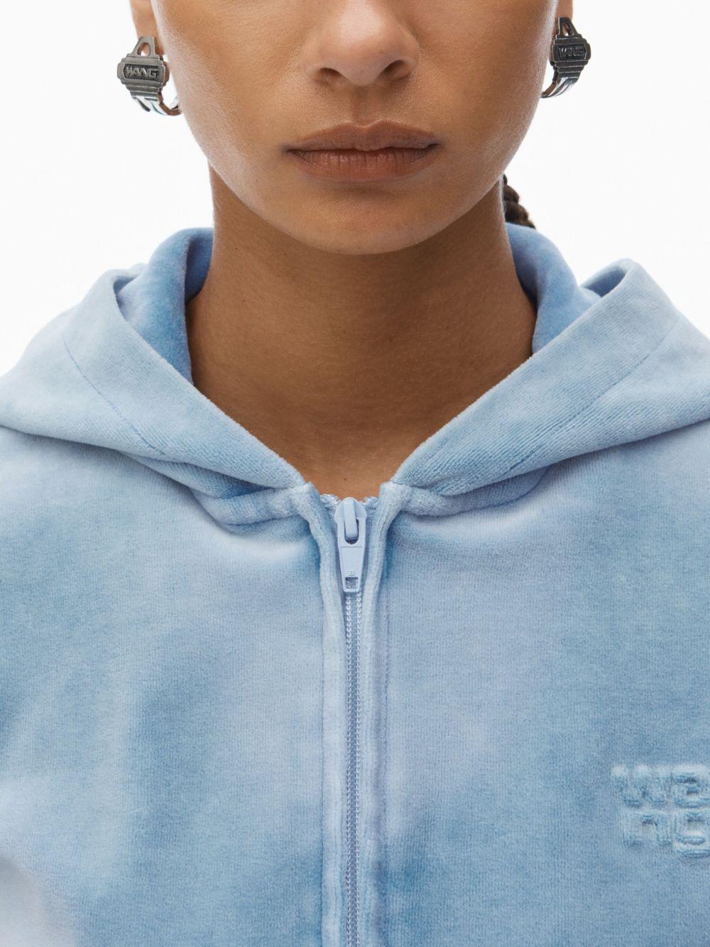 velvet hoodie Product Image