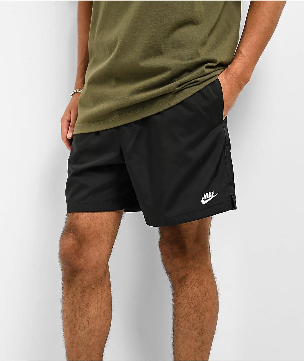 Nike Club Black Woven Flow Shorts Product Image
