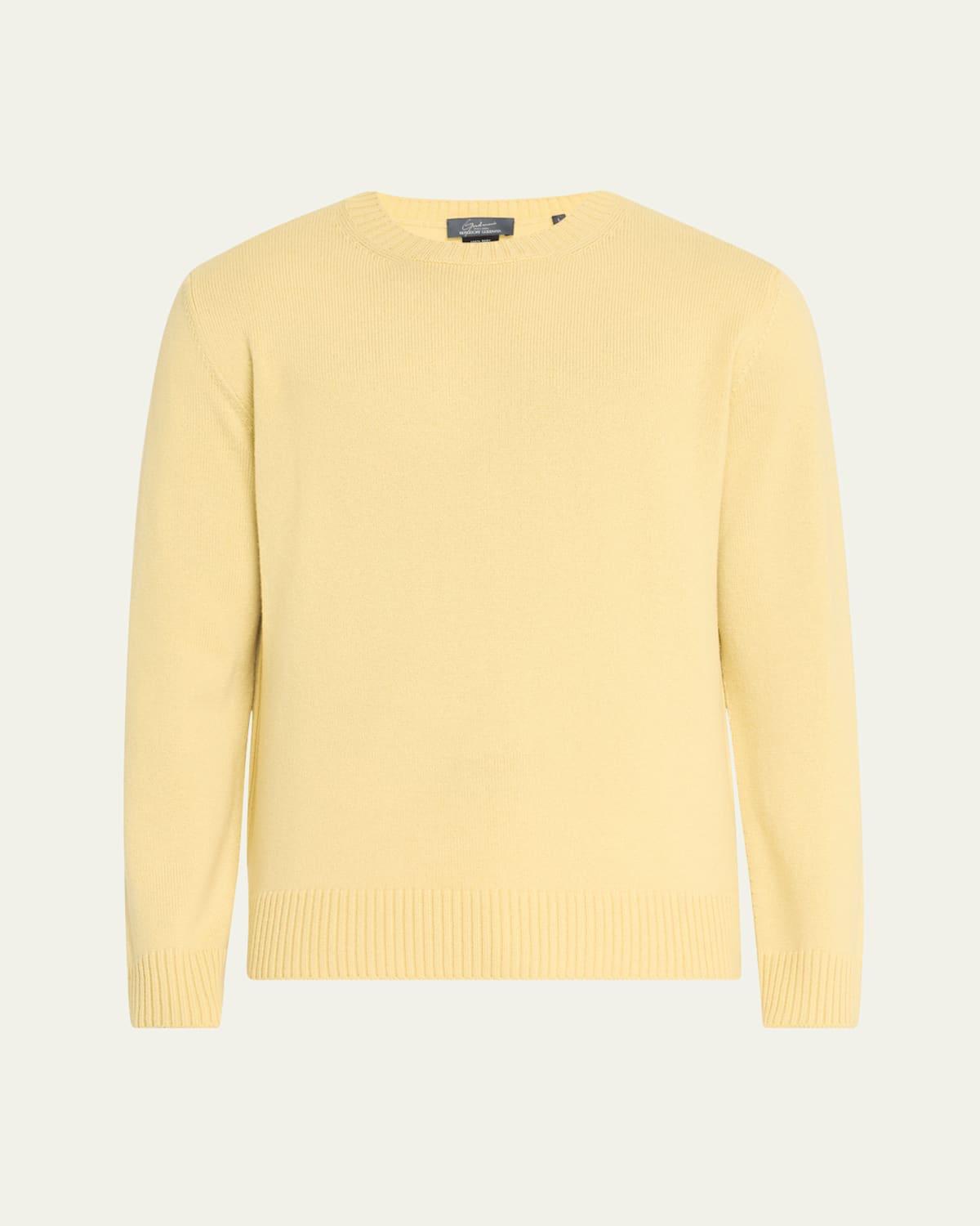 Mens Rib Baby Cashmere Pullover Product Image