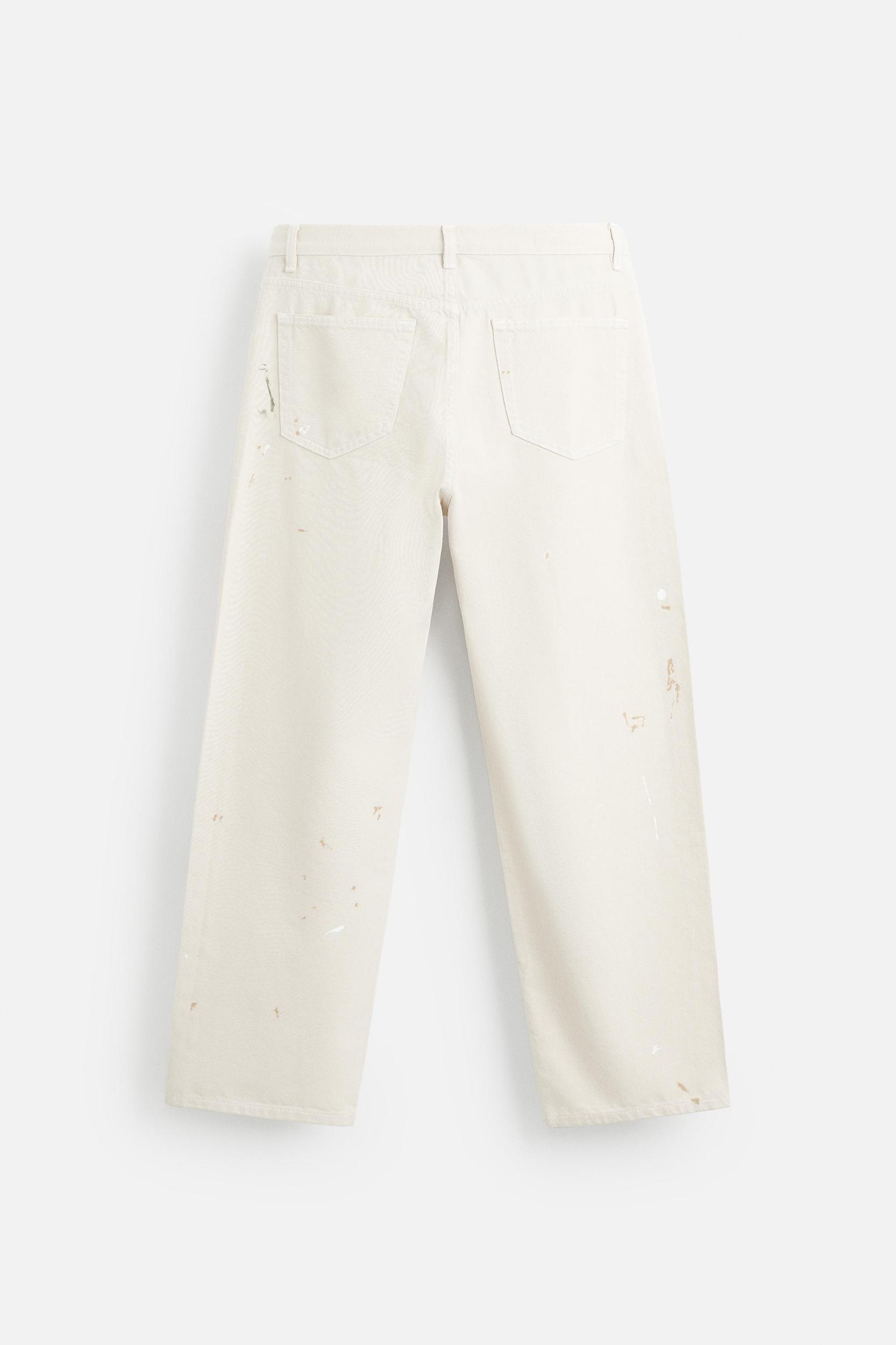PAINT SPLATTER STRAIGHT FIT JEANS Product Image