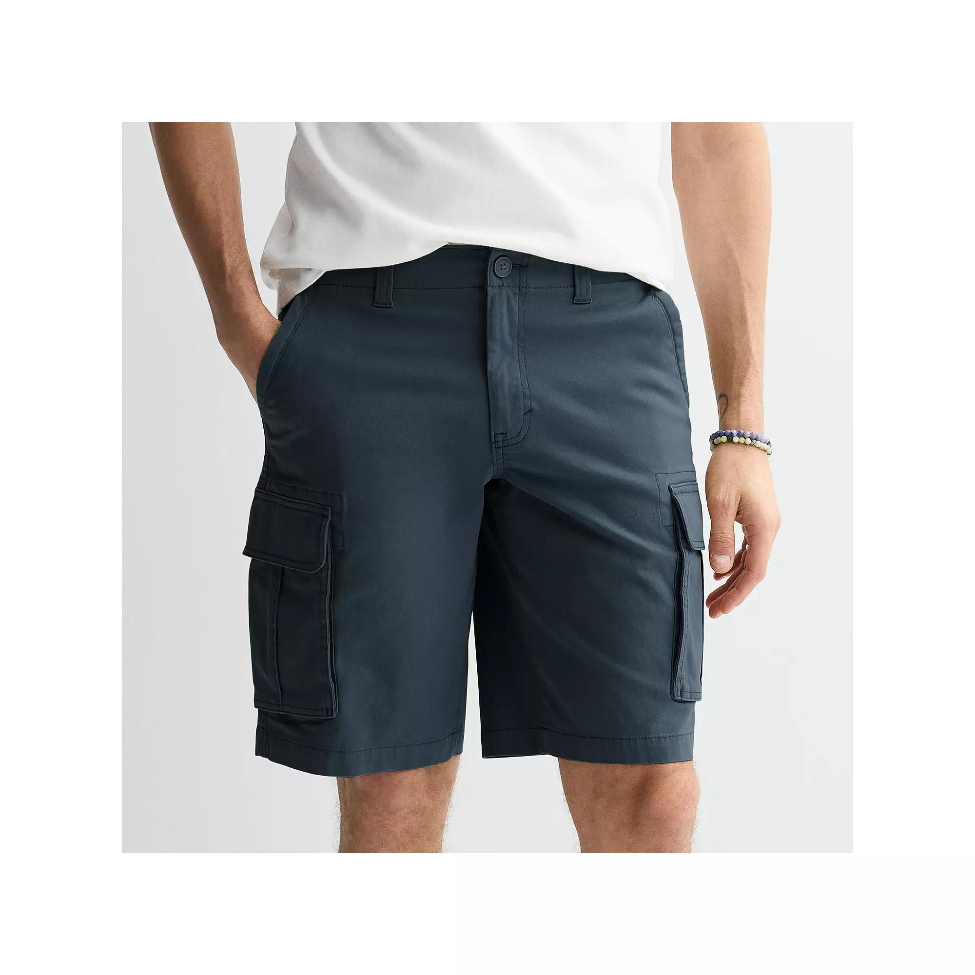 Men's Sonoma Goods For Life® 12-in. Flexwear Everyday Cargo Shorts, Size: 28 12 IN, Cool Creek Product Image