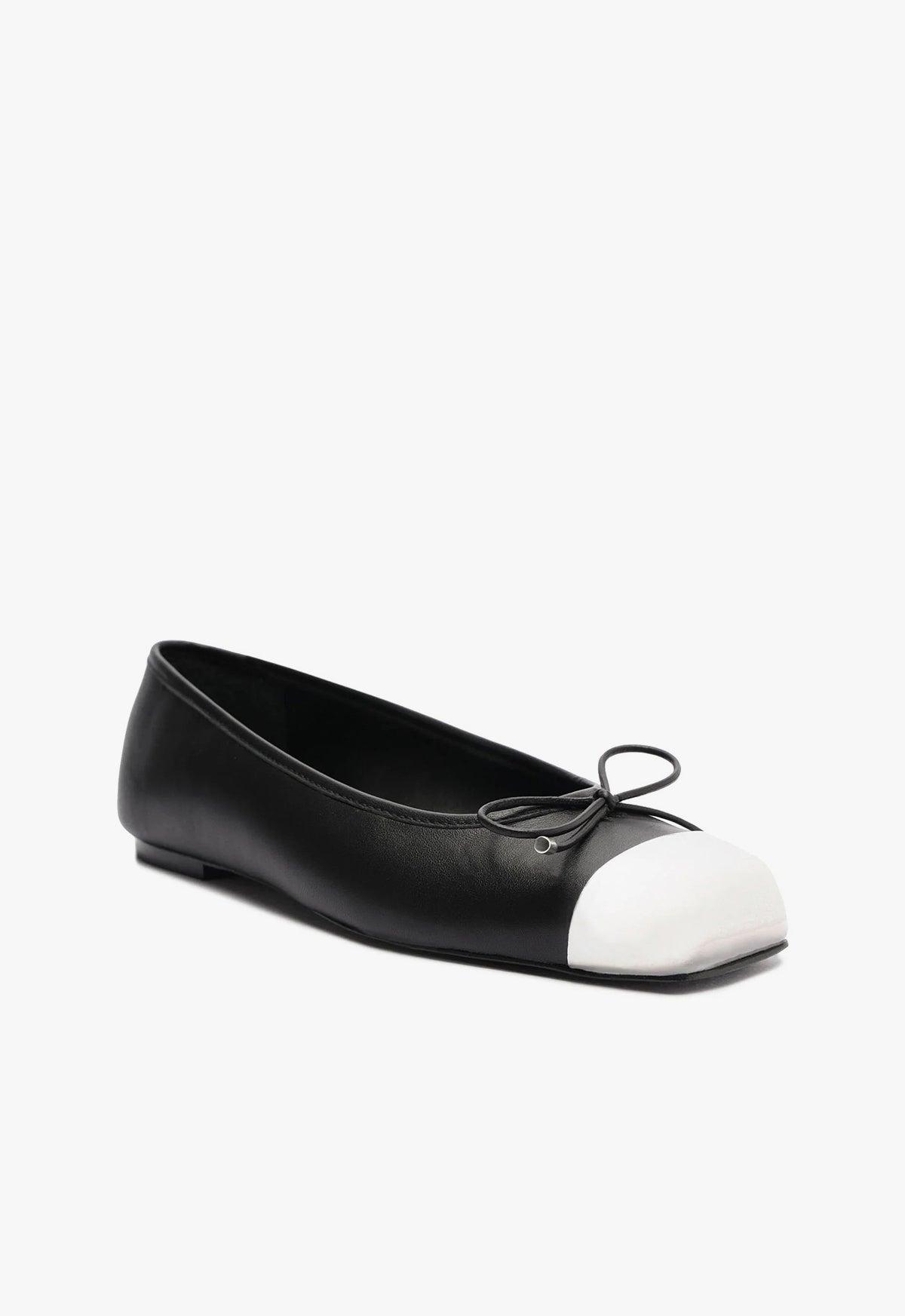 Sae Cap Toe Leather Flat Female Product Image