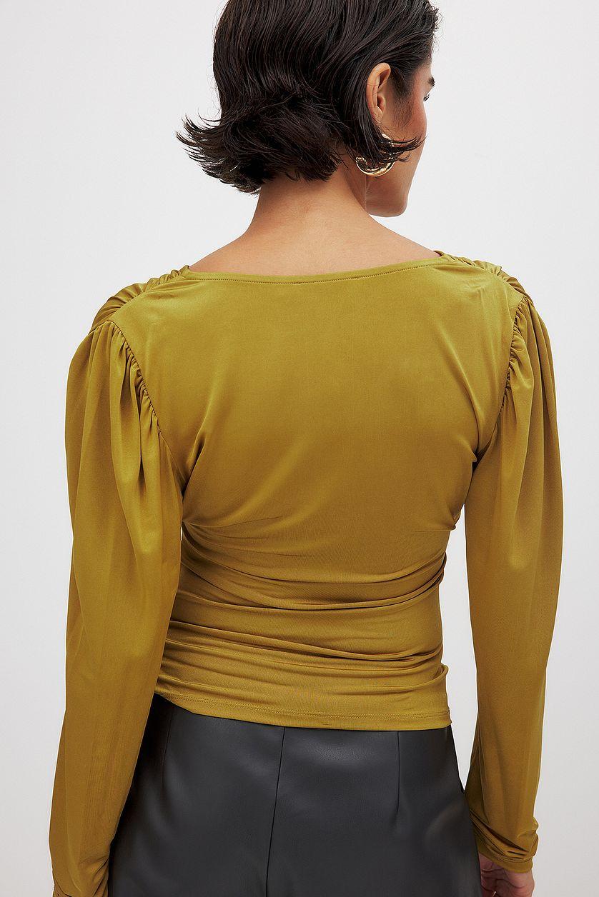 Overlap Long Sleeve Top Product Image