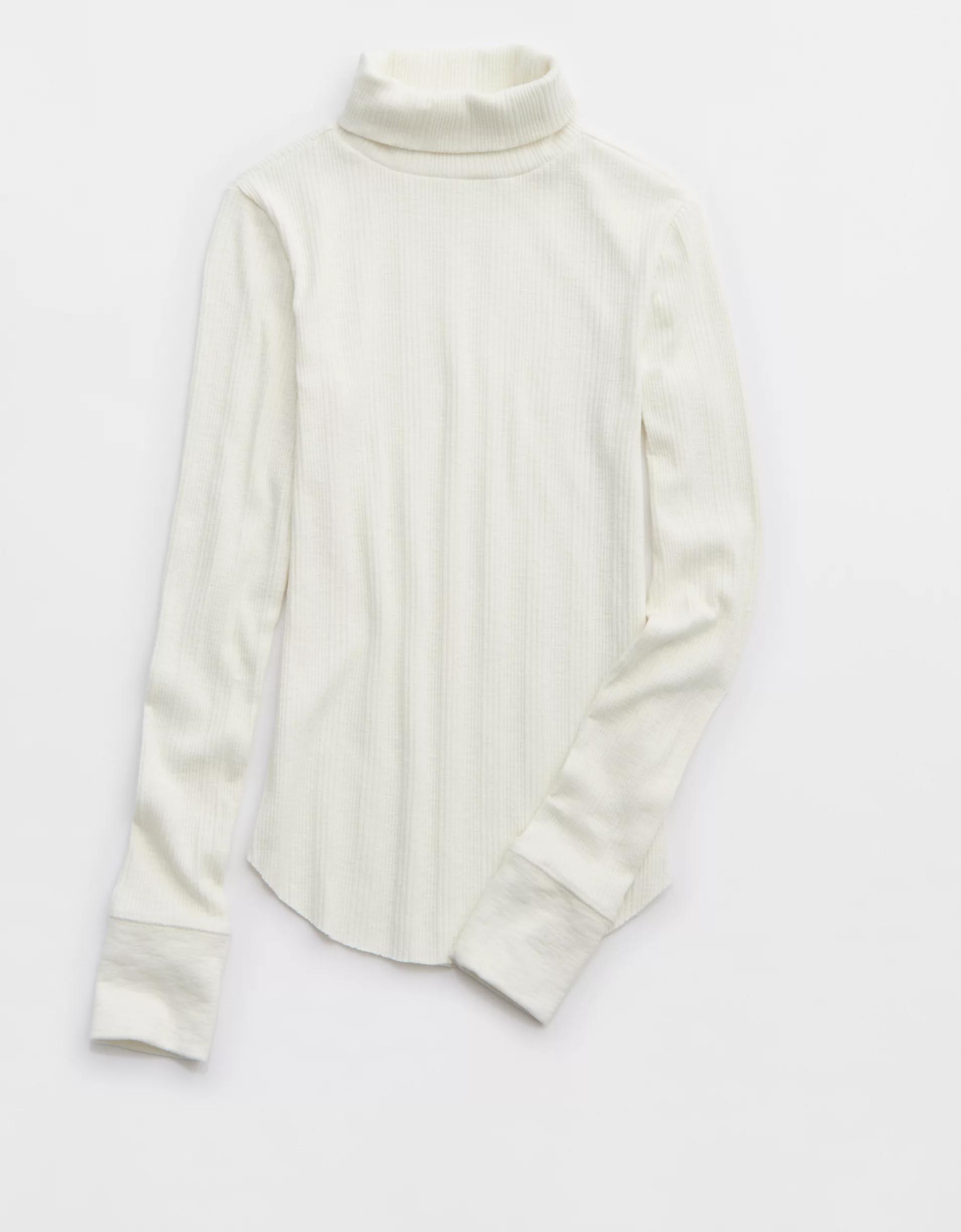 Aerie Essential Turtleneck Layering T-Shirt Product Image