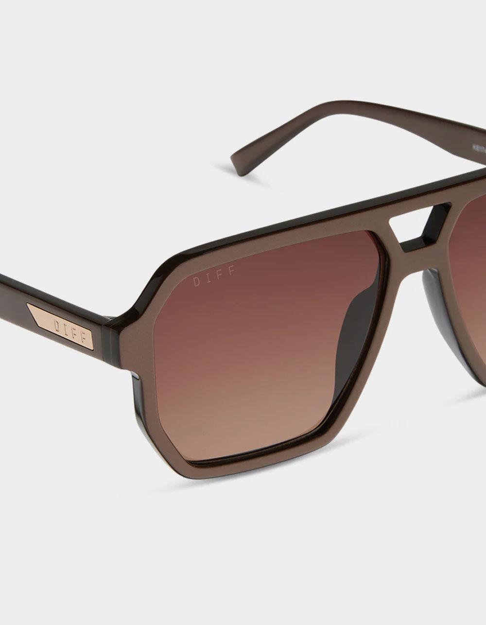 DIFF EYEWEAR Cameron Sunglasses - BROWN Product Image