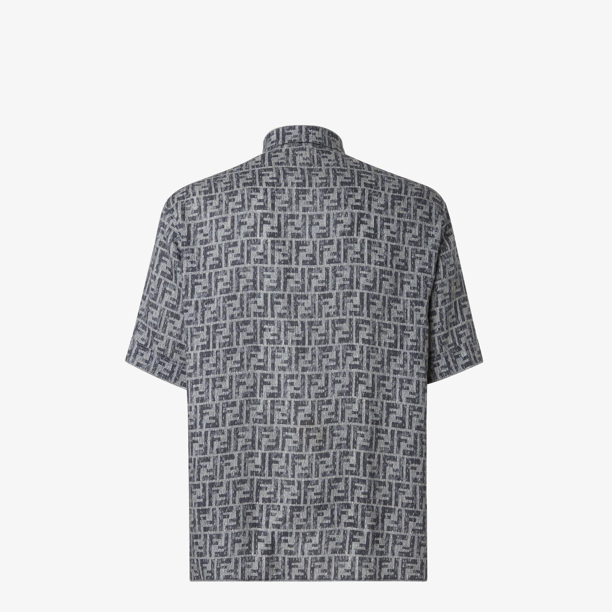 Jeans ShirtBlue FF denim shirt with topstitching Product Image