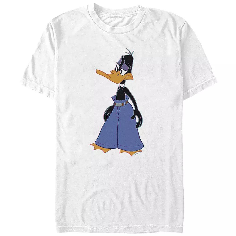 Big & Tall Looney Tunes Daffy Duck Wearing Mall Pants Graphic Tee, Men's,  Product Image