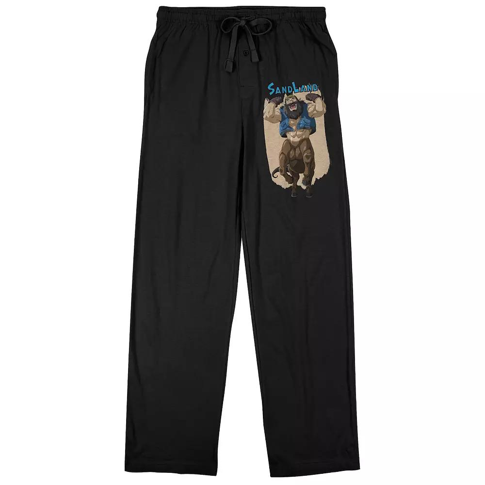Men's Centaur Sand Land Pajama Pants, Size: XXL, Black Product Image