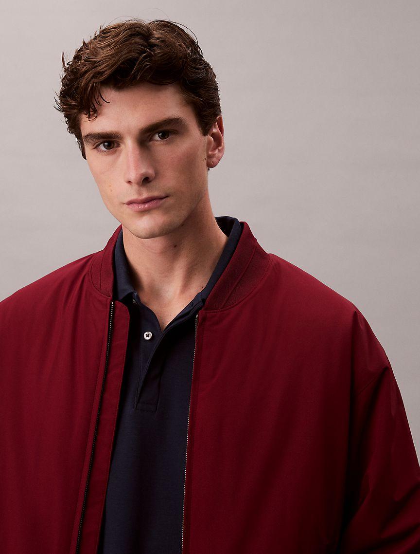 Matte Classic Bomber Jacket Product Image