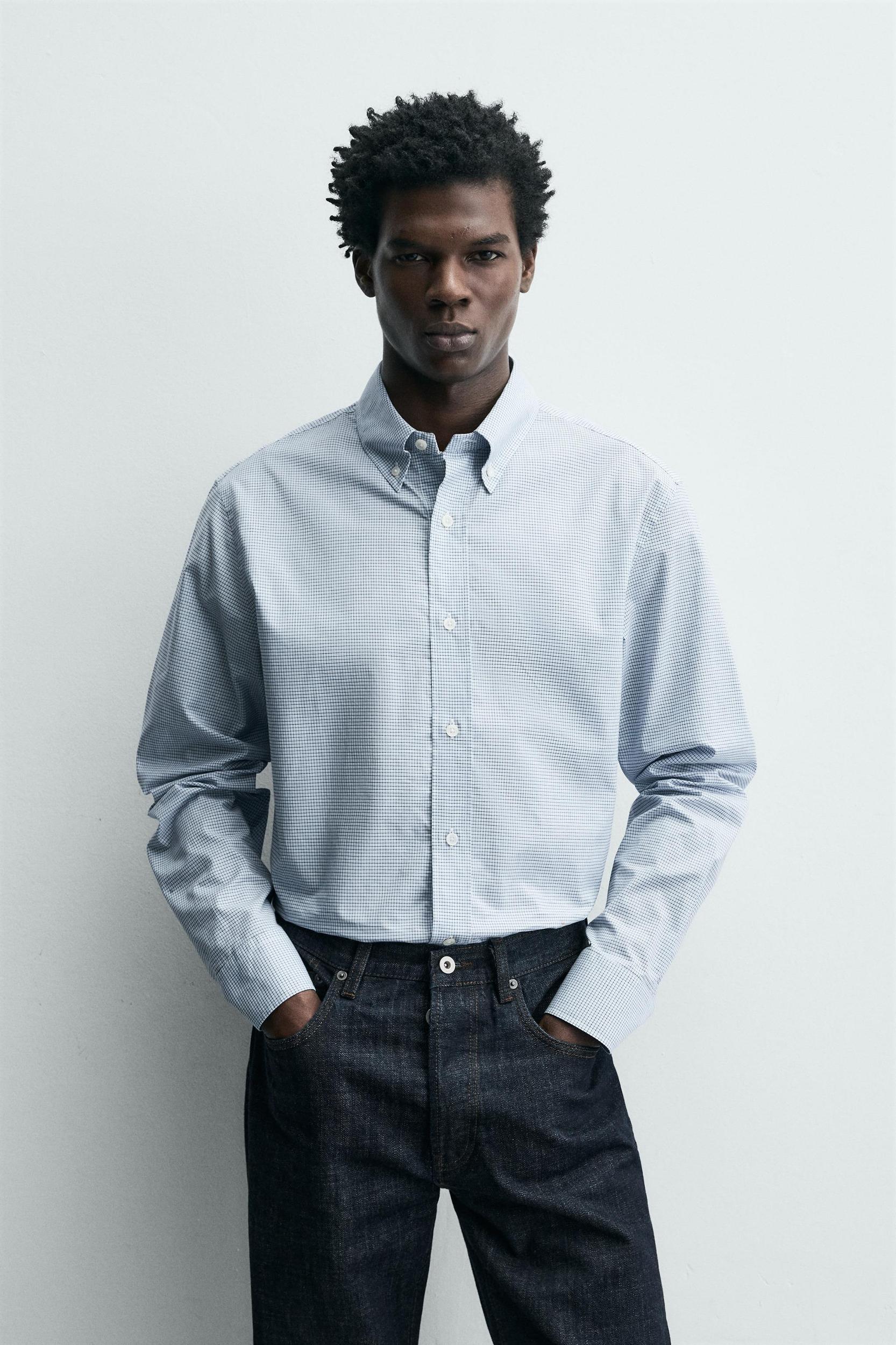 REGULAR FIT PLAID SHIRT Product Image