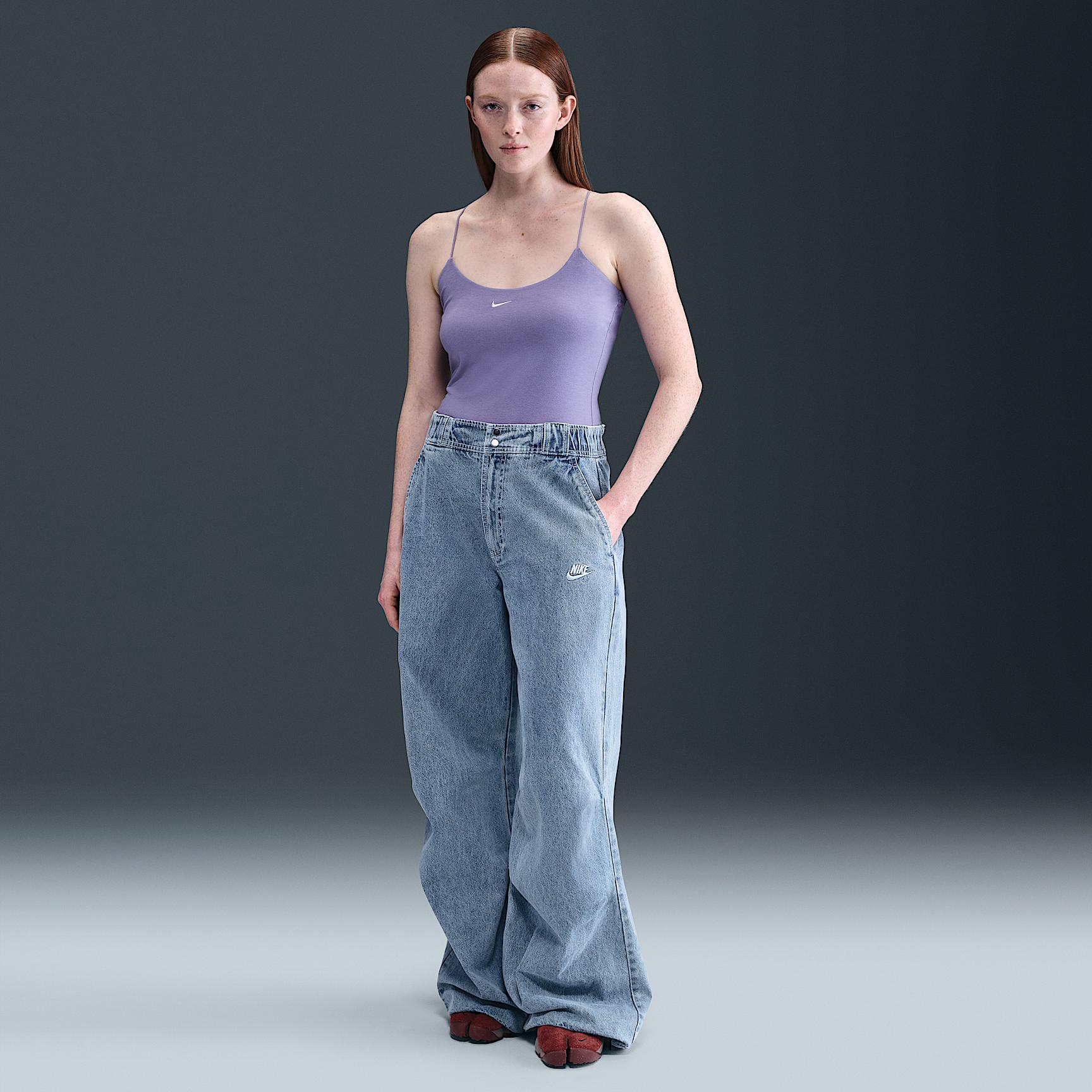 Womens Nike Sportswear Chill Knit Tight Cami Tank Top | FN3685-527 Product Image