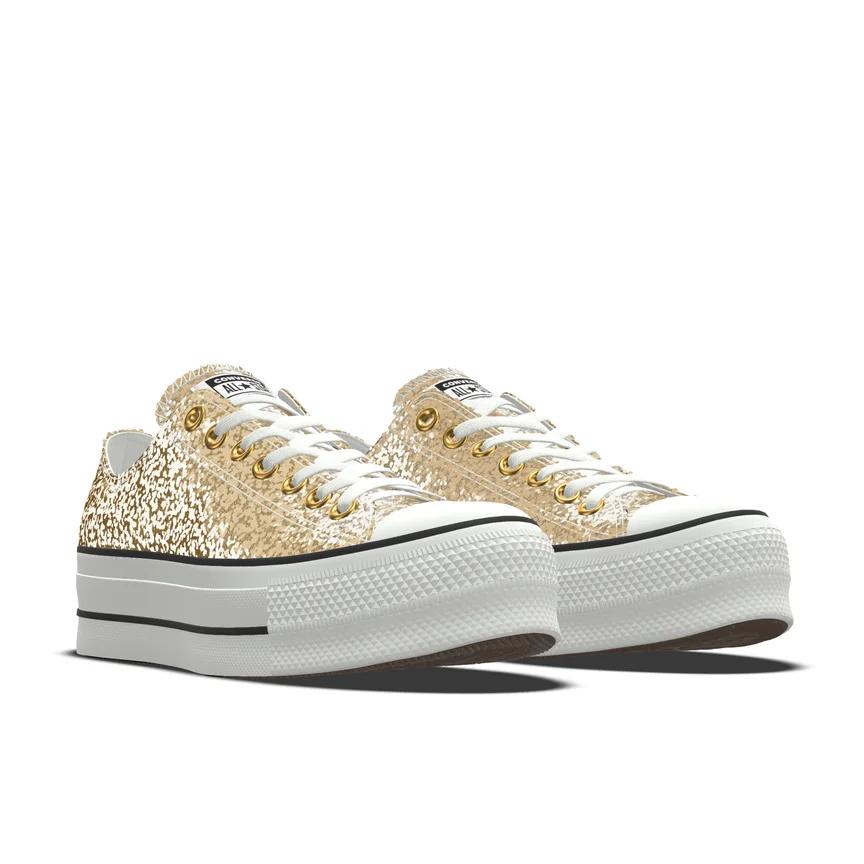 Custom Chuck Taylor All Star Lift Platform Glitter By You Product Image