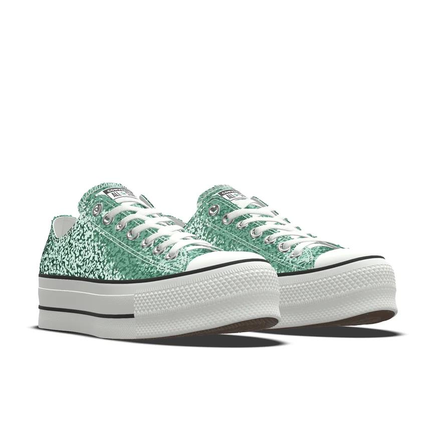 Custom Chuck Taylor All Star Lift Platform Glitter By You Product Image