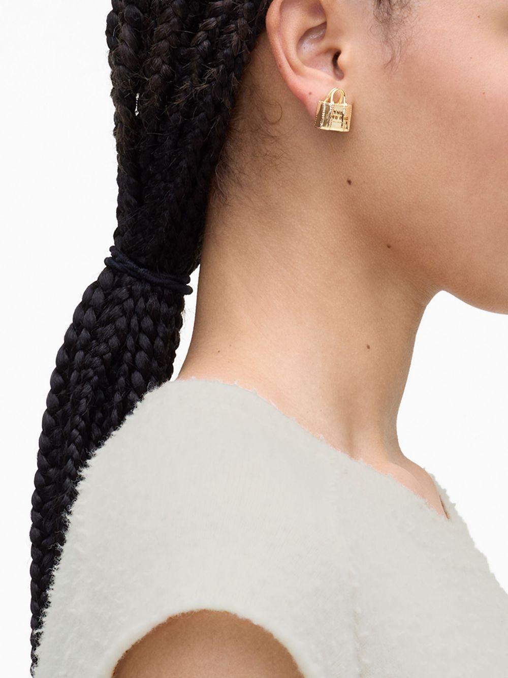 Tote Bag stud earrings Product Image