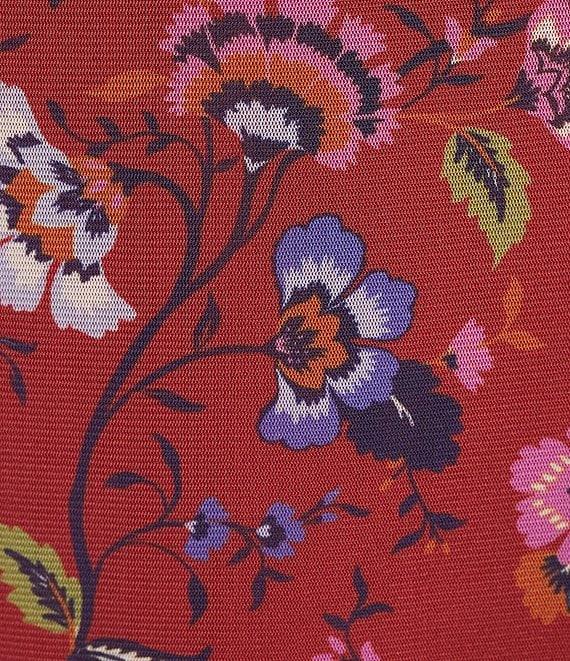 C&V Chelsea & Violet Floral Printed Mesh Midi Skirt Product Image