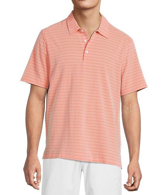 Tommy Bahama IslandZone Bahama Coast Scala Stripe Short Sleeve Polo Shirt Product Image