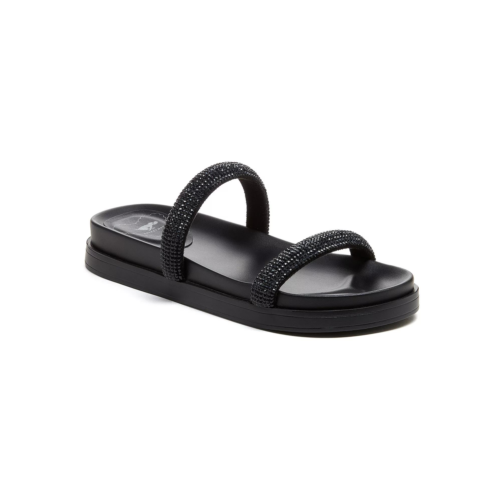 Rocket Dog Women's Sparkle Slide Sandals, Size: 7, Black Product Image