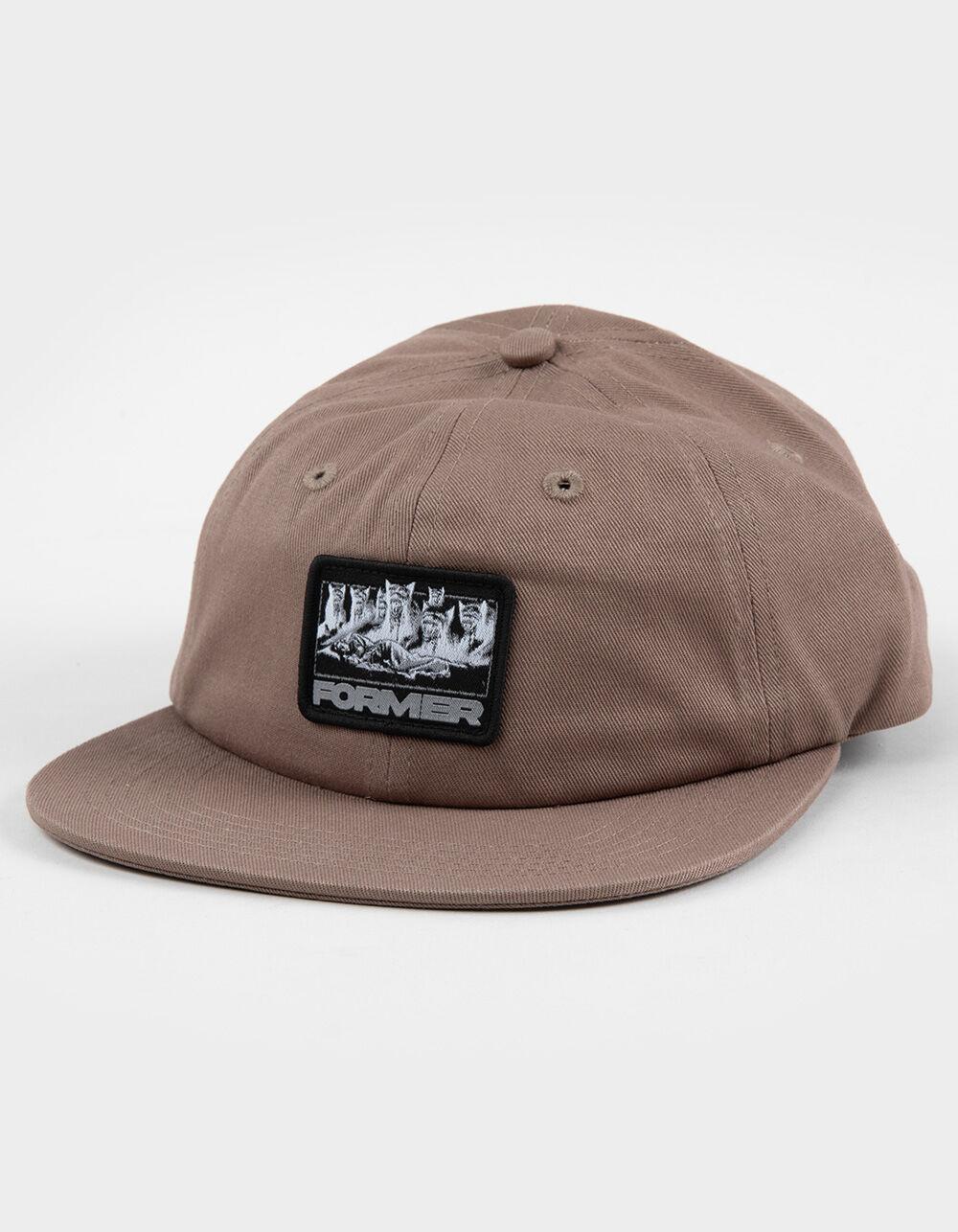 FORMER Theater Patch Strapback Hat - NATURAL Product Image