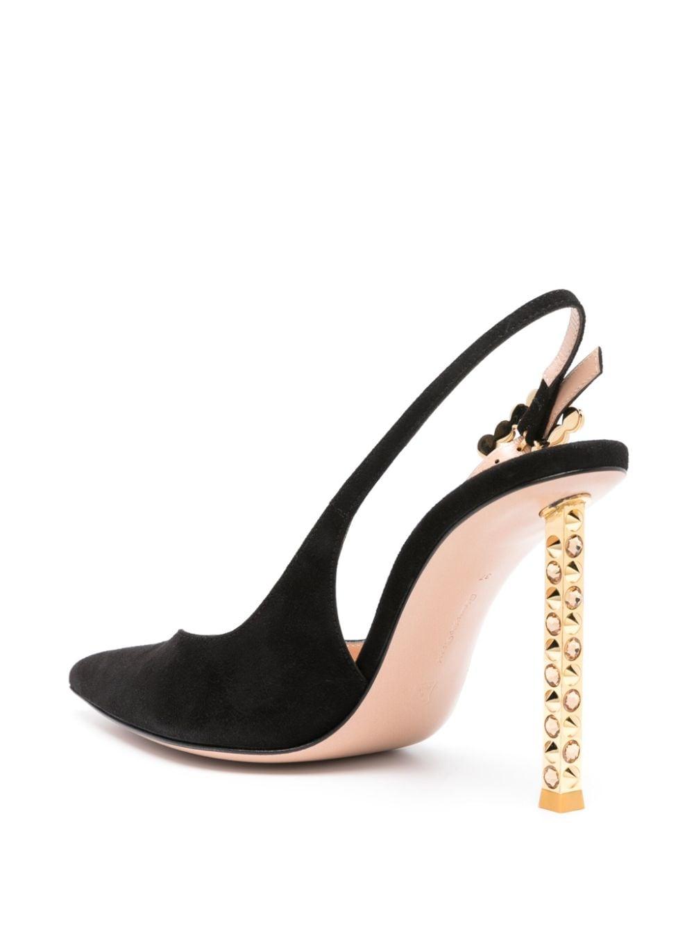 110mm studded-heel slingback pumps Product Image