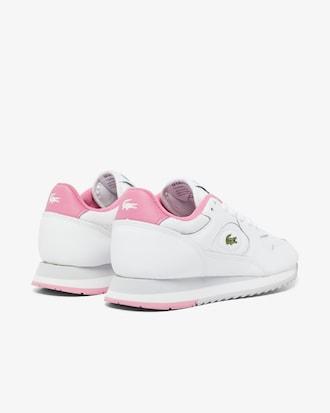 Women's Linetrack Leather Sneakers Product Image