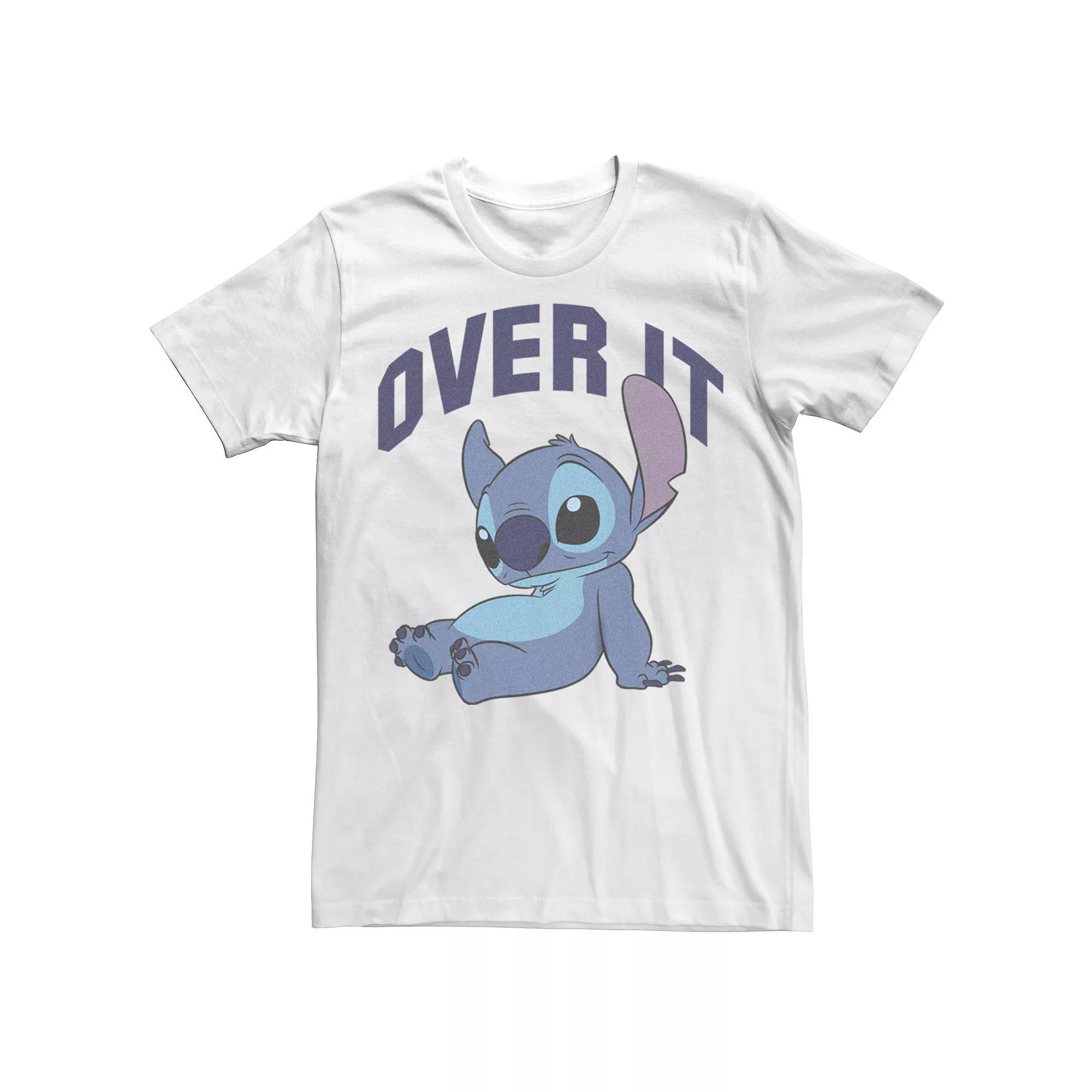 Disney's Lilo & Stitch Over It Stitch Juniors' Boyfriend Graphic Tee, Women's,  Product Image
