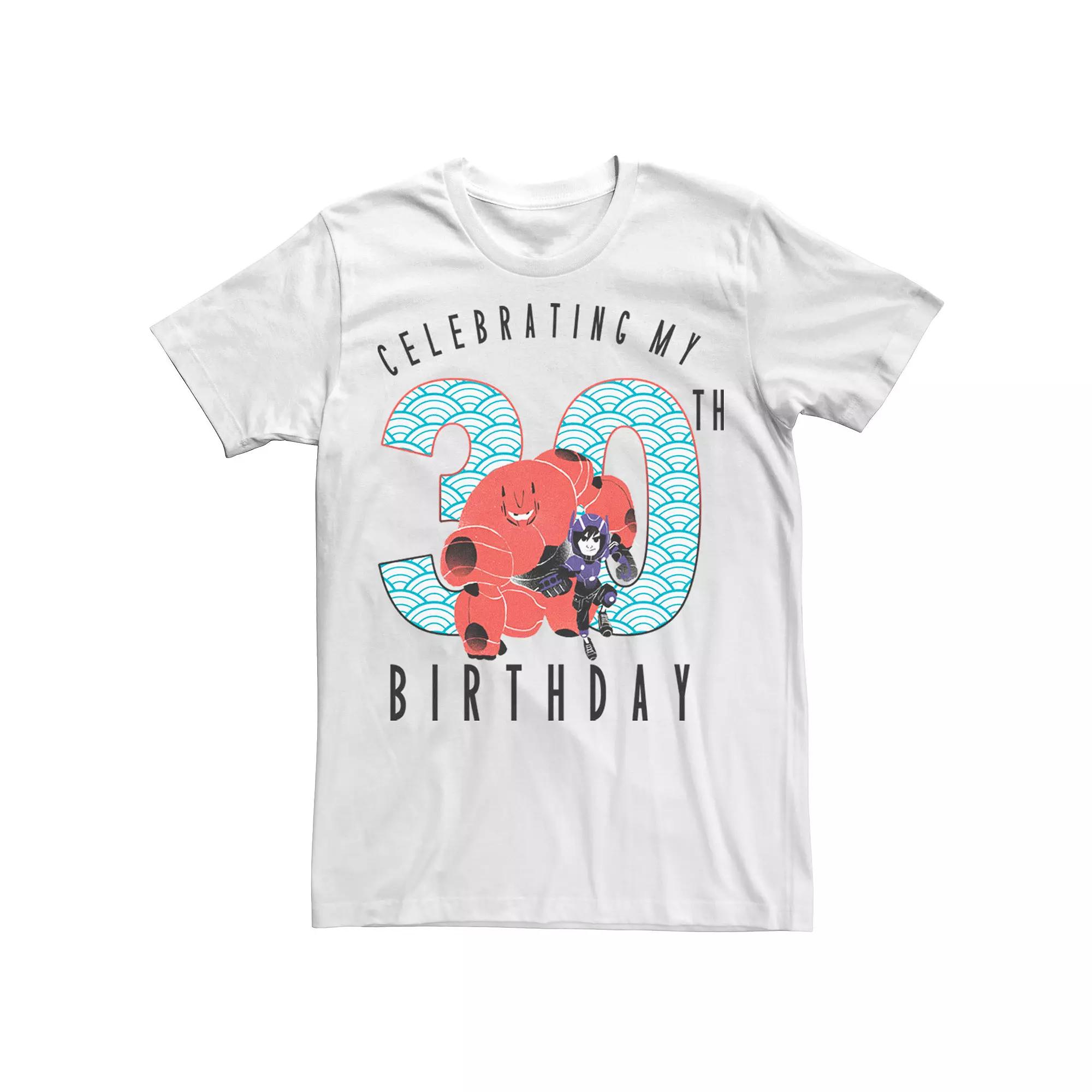 Disney's Big Hero 6 Baymax Hiro 30th Birthday Men's Tee,  Product Image