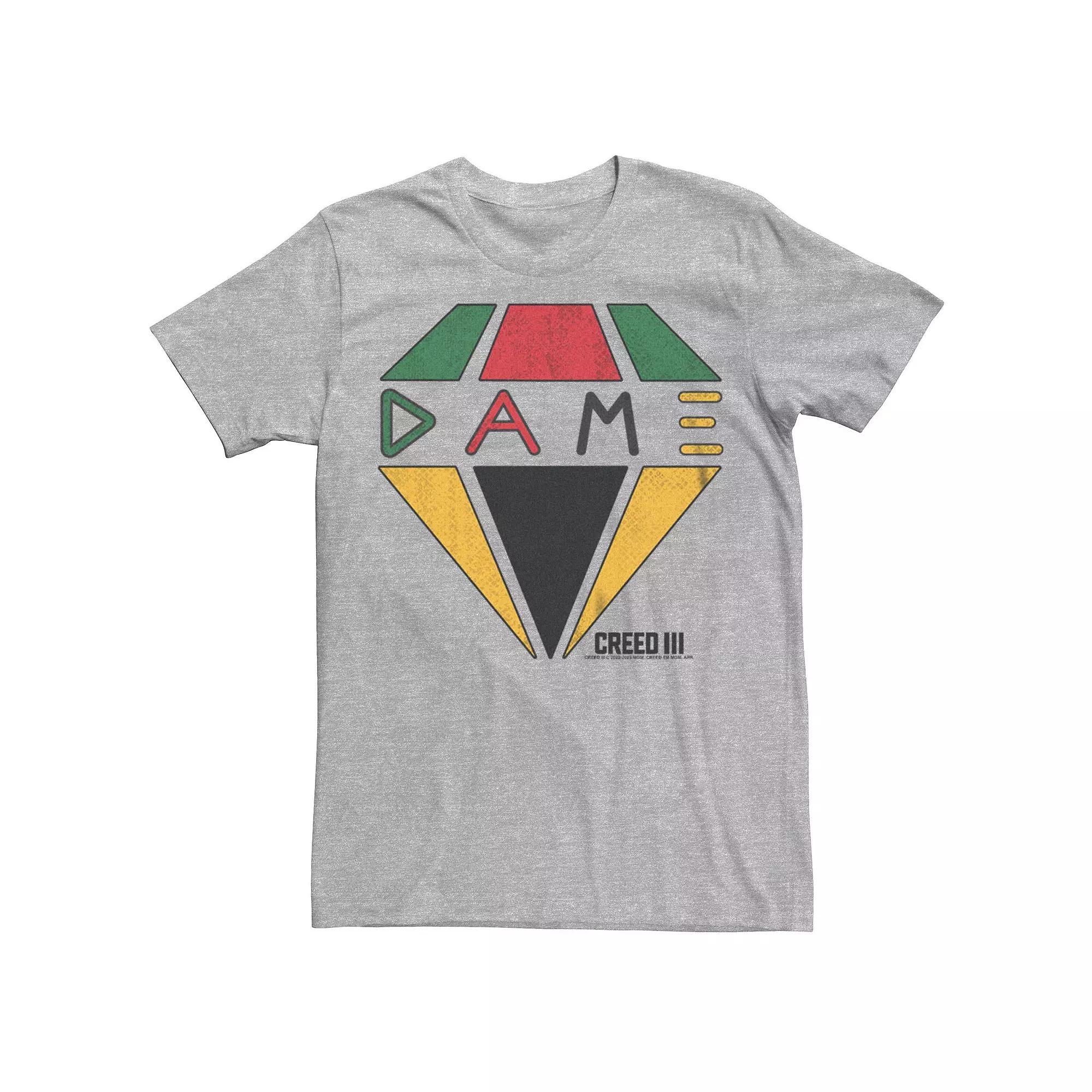 Men's Creed III Dame Icon Graphic Tee, Size: XL, Athletic Grey Product Image