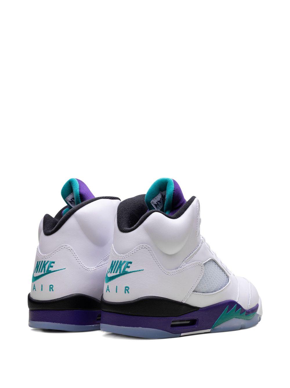 Air Jordan 5 Retro OG "New Emerald/Grape Ice" sneakers Product Image