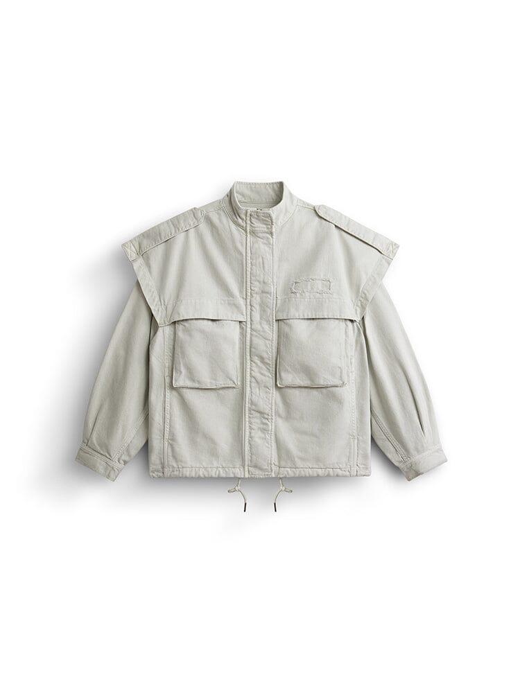 OVERSIZED CTN UTILITY JACKET W Female Product Image