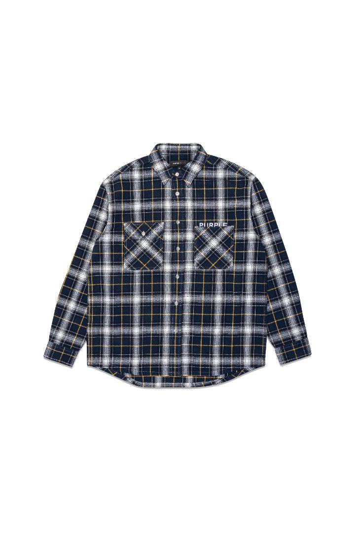 PLAID SHIRT - Blue Male Product Image
