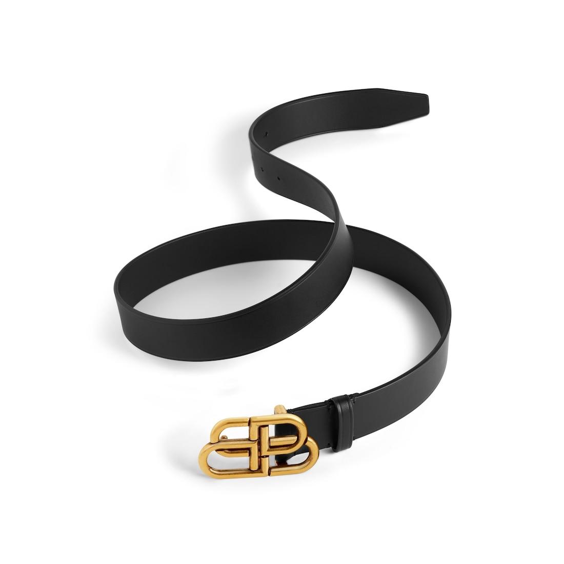 Women's Bb Thin Belt in Black Product Image
