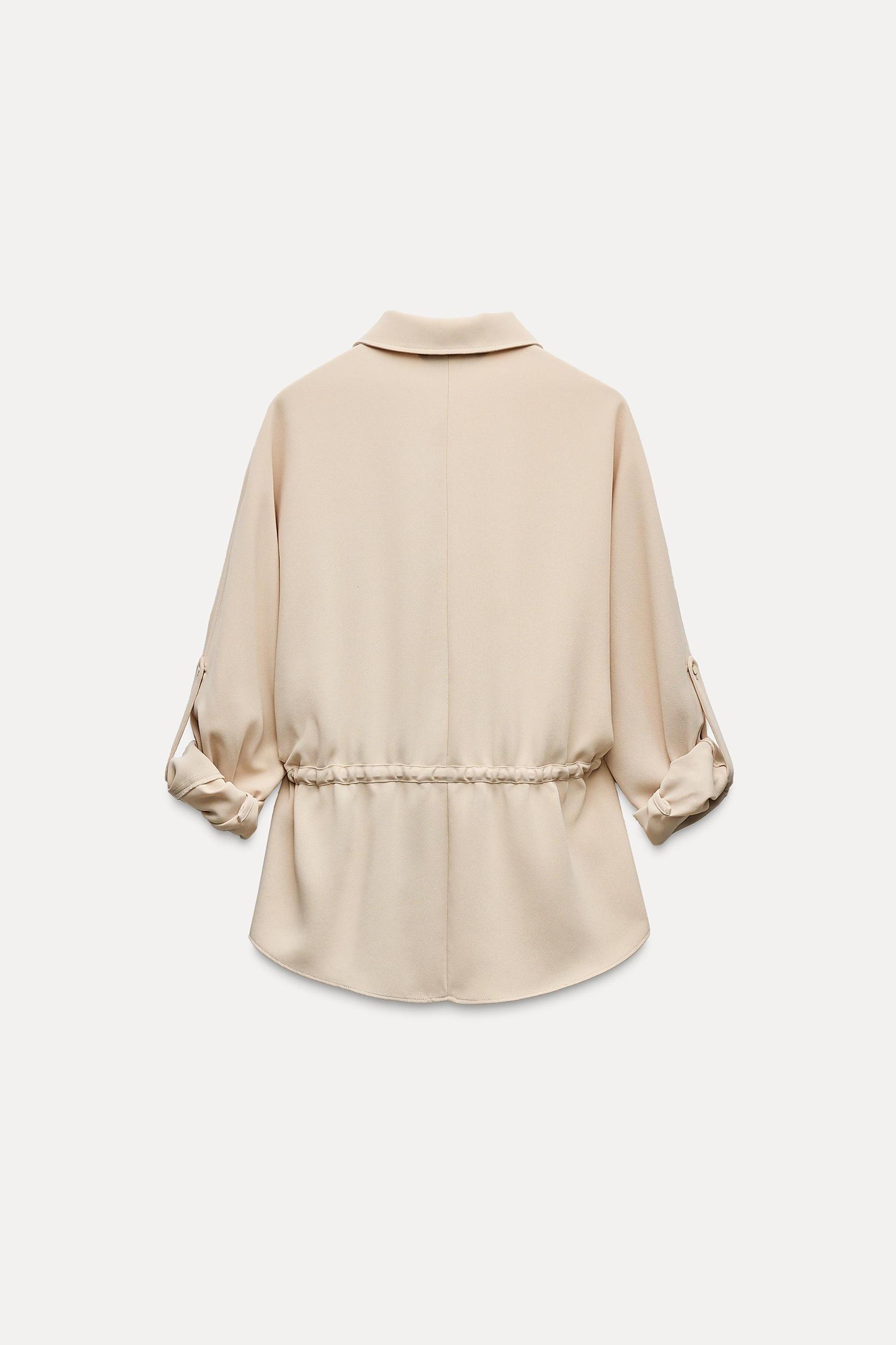 CREPE SAFARI SHIRT Product Image