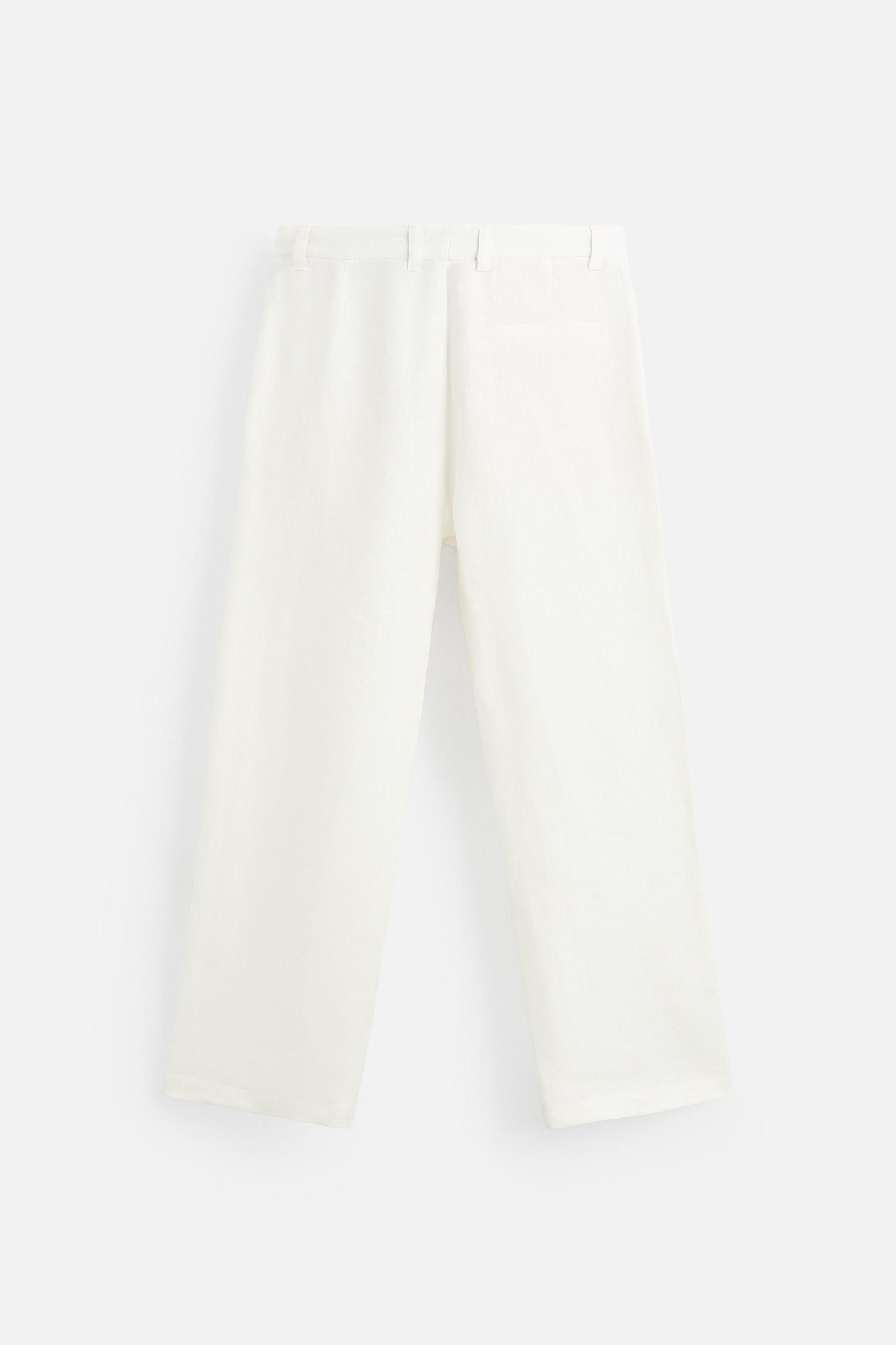 100% LINEN SUIT PANTS Product Image