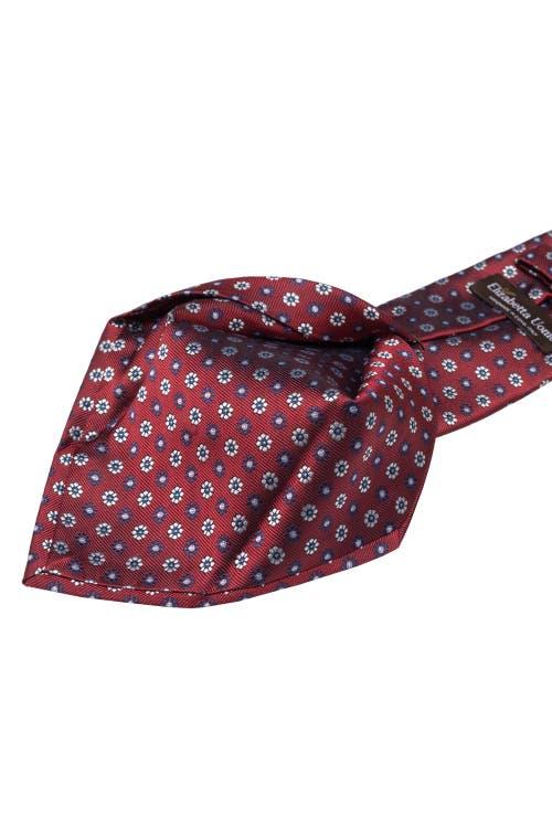 Elizabetta Umbria - Extra Long Silk Jacquard Tie for Men in Red at Nordstrom Product Image