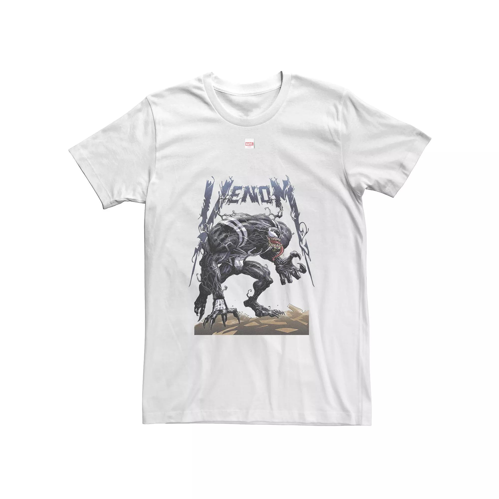 Big & Tall Marvel Venom Stance Tongue Out Claws Tee, Men's,  Product Image