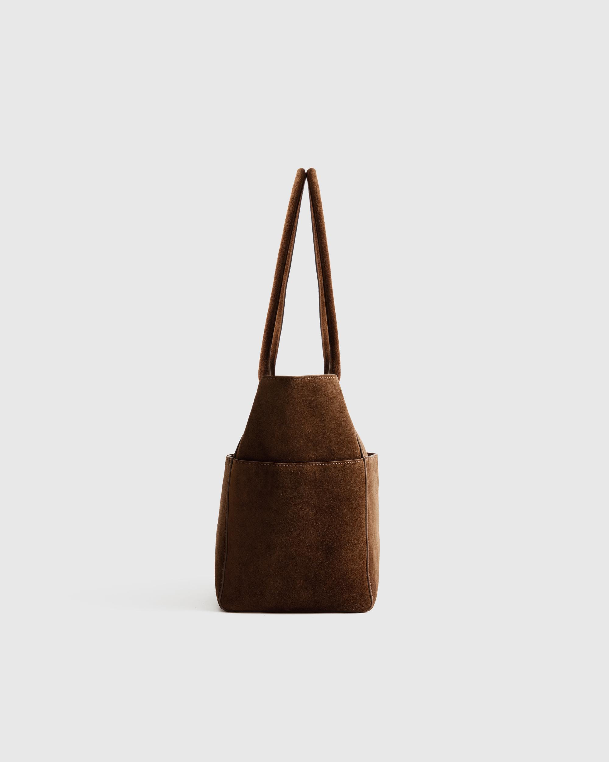 Quince | Women's Italian Suede Shopper Tote Suede Leather Product Image