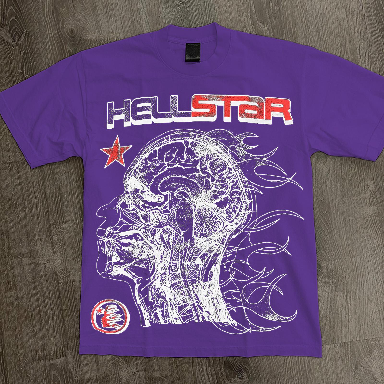 Y2k Vintage Hellstar 1996 Graphic Cotton T-Shirt Product Image