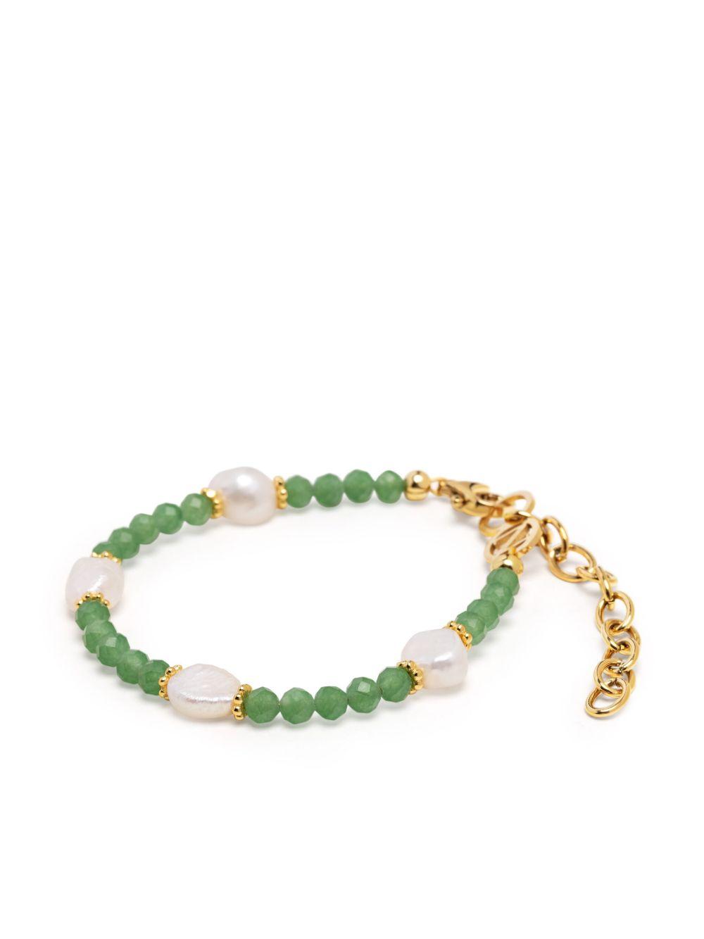 pearl-aventurine beaded bracelet Product Image