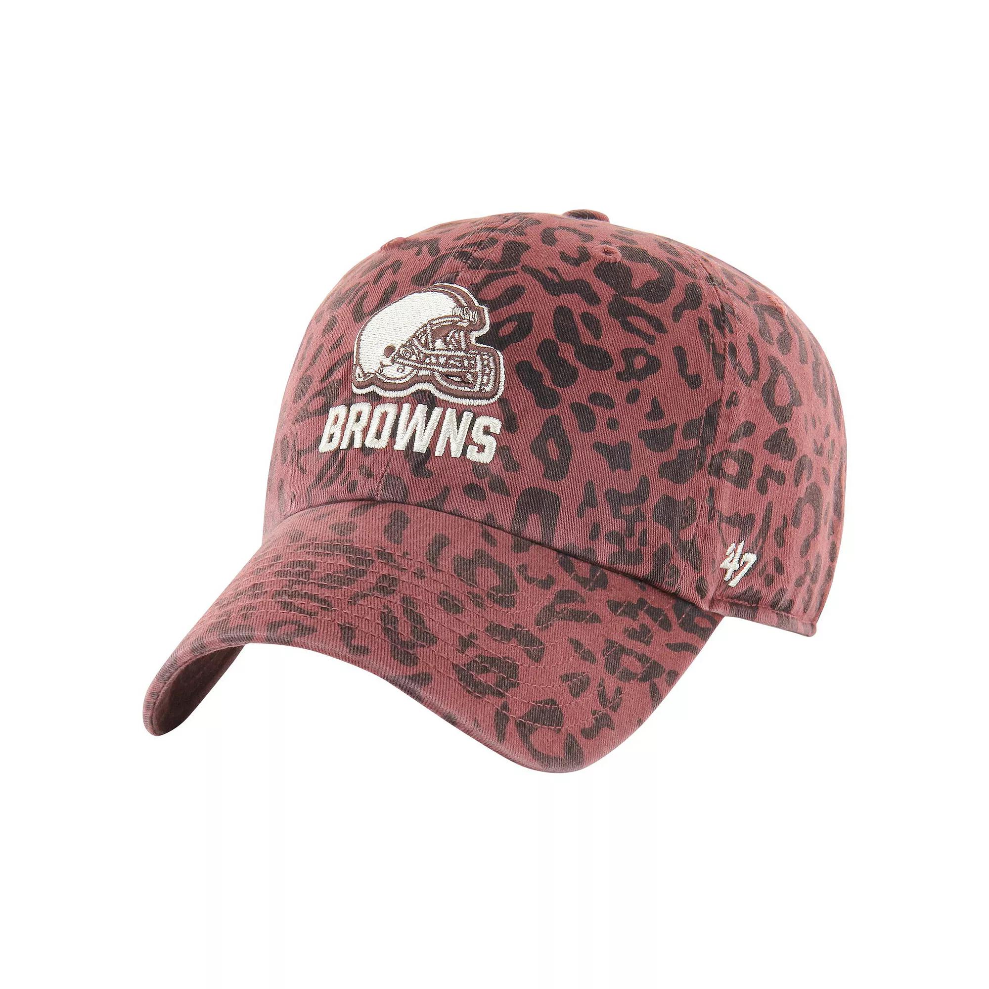 Women's '47 Brown Cleveland Browns Tawny Clean Up Adjustable Hat Product Image