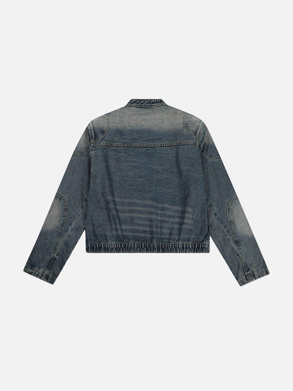 Aelfric Eden Boxy Washed Denim Jacket Product Image