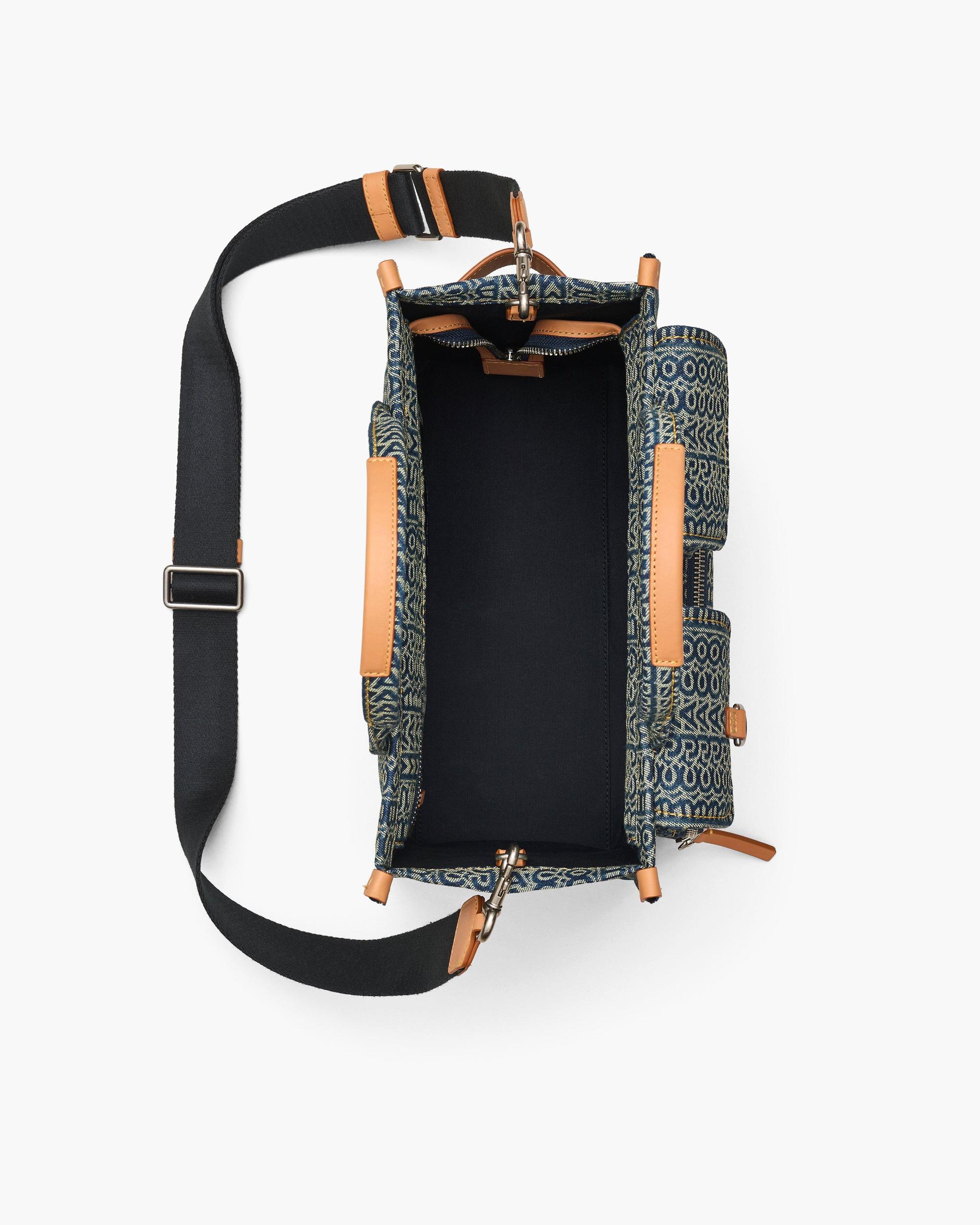 The Cargo Monogram Denim Medium Tote Bag Product Image