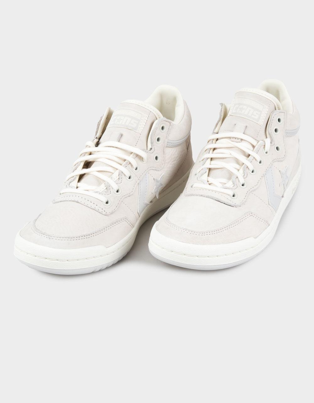 CONVERSE Fastbreak Pro Mid Shoes - WHT/LT GRAY Product Image