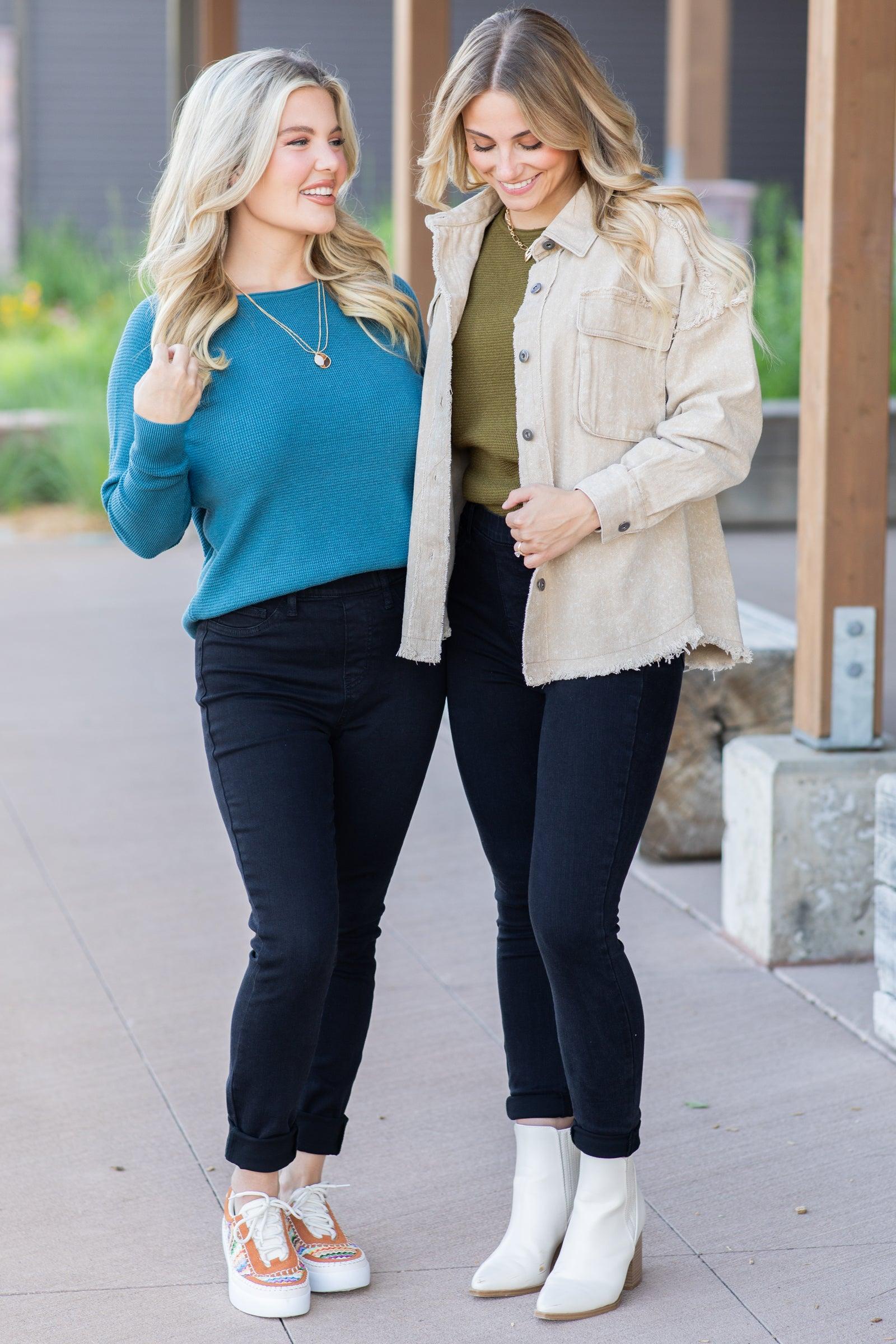 Judy Blue Easy Breezy Pull On Skinny Jeans Product Image